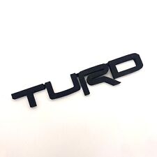 Toyota TURD TRD Badge | Custom Black Emblem | TRD Off Road | 6
