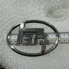TEQ JDM Katakana Emblem Badge Silver 13x9cm for Toyota Camry Corolla RAV4 picture