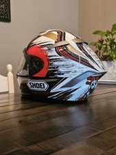 SHOEI X-Fourteen MARQUEZ MOTEGI 2  Full Face Helmet Size L 7⅜ - 7½, 59 - 60 cm picture