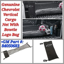 *NEW*2019-2026 OEM Chevrolet Bed Cargo Net With Bowtie Logo Storage Bag 84050683 picture