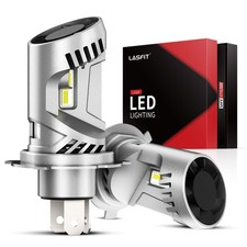 LASFIT H4 LED Headlight Bulbs High Low Beam 100W 10000LM CANbus 6000K White 2X picture