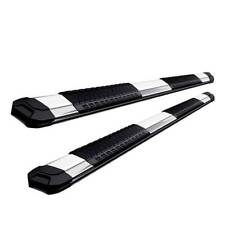 Black Horse CUTLASS Running Boards Stainless Fit 2022-2024 Ford F-150 Lightning picture