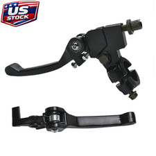 Black Folding Brake Clutch Levers 22mm for KLX110 CRF50 Apollo Dirt Pit Bike picture