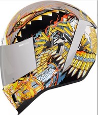 NEW Icon Airform Warthog Motorcycle Helmet - Size Medium M - *READ* picture