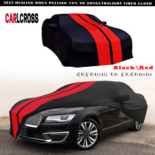 Red/Black Indoor Car Cover Stain Stretch Dustproof For Lincoln MKZ MKS picture