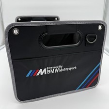 BMW M Motorsport Trunk Organizer Collapsible Cargo Storage Box Black picture