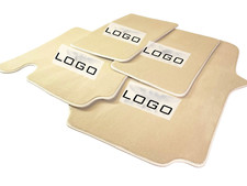 Floor Mats For Bentley Arnage 1998-2009 With Custom Emblem Tailored Beige Set picture