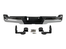 NEW Chrome Steel Rear Step Bumper Assembly for 2017-2022 Ford Super Duty w/ Park picture