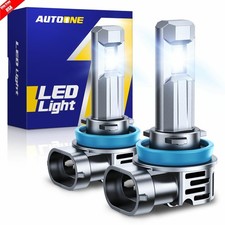 AUTOONE 2X H11 H8 H9 LED Headlight Super Bright Bulbs Kit 80000LM High Low Beam picture