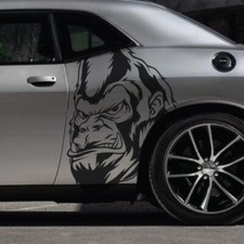 2x Gorilla King Kong Side Hood Car Decal Truck Vehicle Pickup Graphic Tailgate  picture
