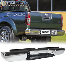 Chrome Steel Rear Step Bumper For 2005-2019 Nissan Frontier  W/O Sensor Holes picture
