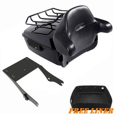 King Trunk Backrest Mount Rack Fits For Harley Electra Road Glide 1997-2008 picture