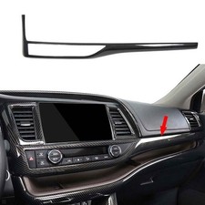 Carbon Fiber Console Lower Dashboard Strip Trim 2014-2019 For Toyota Highlander picture