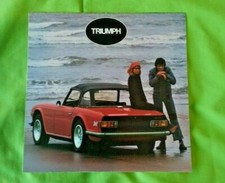 1973 Triumph full line brochure Poster TR6 GT6 Spitfire & Stag  picture