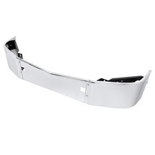 For Peterbilt 579 2015-2022 Chrome Steel Front Bumper Face Bar With Tow Cutouts picture