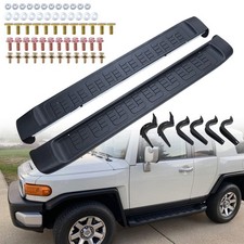 NEW LEFT+RIGHT Side Step for Toyota FJ cruiser 2007-2014 Running Board Nerf Bar picture