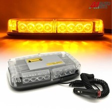 LED Warning Strobe Amber Flashing Beacon Magnetic Car Roof Recovery Light Bar picture