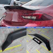 Carbon Fiber/Glossy Black Rear Trunk Lip Spoiler Wing For Buick Regal 2018-2020 picture