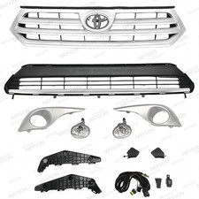 11PC For Highlander 2011-2013 Upper Lower Grill Fog lamp Bumper Retainer Bracket picture