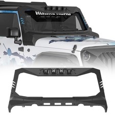 Steel Madmax Windshield Frame Cover Visor/Cowl for 2007-2018 Jeep Wrangler JK picture