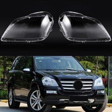 For 2007-2012 Mercedes-Benz GL550 GL450 GL350 GL320 Headlight Lens Cover picture