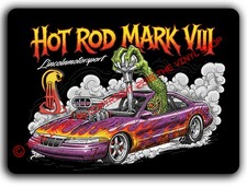 New Hot Rod Lincoln Mark VIII Decals 5.5 inches wide full color and gloss lam picture