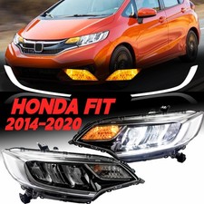 For Honda FIT 2014-2020 Headlights Pair VLAND FULL LED Front Lamps Assembly LHD picture
