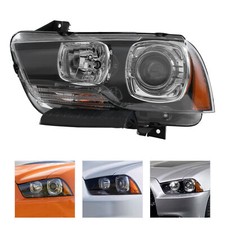 For 2011-2014 Dodge Charger Headlight Xenon/HID Headlamp w/Bulb Left Driver Side picture