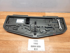 ✅ 1991-1999 OEM BMW E38 E39 E31 Rear Trunk Spare Emergency Tool Box Kit picture