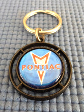 NEW Pontiac Vintage Metal Car Keychain B-E Industries USA NOS picture