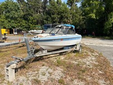15 ft Bowrider Sunbird Boat with Evinrude Outboard Motor and Trailer picture