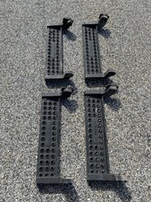 2003-2009 Hummer H2 Running Board 4 Side Steps Set Step 89006871 OEM Metal RARE picture
