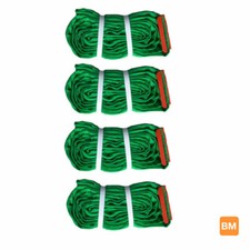 4-Pack  4' GREEN ROUND ENDLESS LOOP SLING Recovery Crane Winch Lifting Strap picture