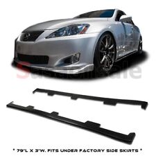 [SASA] Made for 2006-2013 Lexus IS250 IS350 ISF JDM PU Side Skirt Lip Spoiler picture