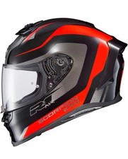 🚨 🚨 New Scorpion EXO-R1 Air Helmet Hive Red/Black Medium *Tinted Visor Inc. picture