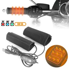 Electric Heated Motorcycle Hand Grips Adjustable Handlebar Cover Warmer Handle picture