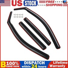 In Channel Window Sun Rain Visor Wind Guard For 2022-2026 Ford Maverick 4pcs picture