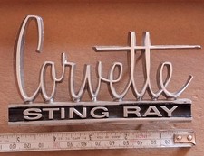 Corvette Sting Ray 66-67 Car Emblem picture