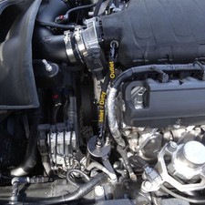 UPR Billet Catch Can with Braided Hoses Fits 14-19 C7 Corvette not Z51 picture