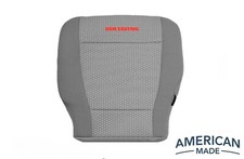 For 2017 18 19 20 21 Ford F250 F350 XLT Driver Bottom Cloth Seat Cover Gray picture