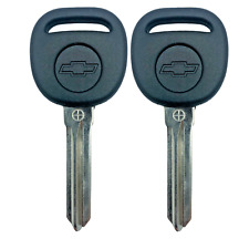 2 Brand New Replacement Transponder Ignition Chip Key Uncut Blade Blank B111 picture