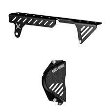 New Burly Brand Slash Cut Chain Guard + Sprocket Cover for Honda Rebel CMX1100 picture