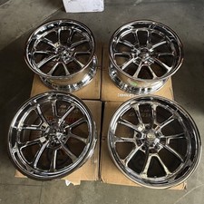 Used 18x8 Resto R101 Laguna 5x127/5x5 1 77.98 Milled Chrome Wheels set(4) picture