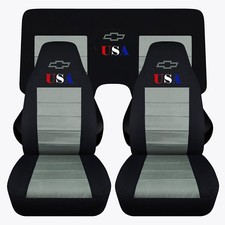 Fits 1994 to 2004 Chevy Camaro Coupe  USA Seat Covers Front and Rear  picture