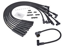 JEGS 8.5mm Black Ultra Pow'r Wires for Ford 351W, 351C, 390, 429, 460 with HEI picture
