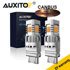 AUXITO 4157 3156 3157 LED Turn Signal Light Bulbs CANBUS Anti Hyper Flash Amber picture