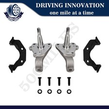 For 1962-1974 Chrysler Dodge Plymouth Cuda Dart Pair Spindles&Caliper Brackets picture