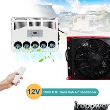 12V Electric Air Conditioner Split A/C Unit Set Kit Universal Fits Truck RV Semi picture