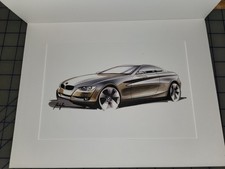BMW Concept Series 3 Brochure Sketch Sheet Original picture