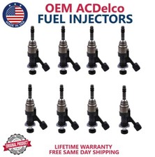 NEW OEM 8x ACDelco Fuel Injectors 2014-2017 Chevrolet Tahoe GMC Yukon A12668390 picture